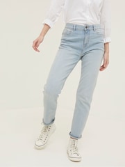 FatFace Blue Chesham Girlfriend Jeans - Image 1 of 5