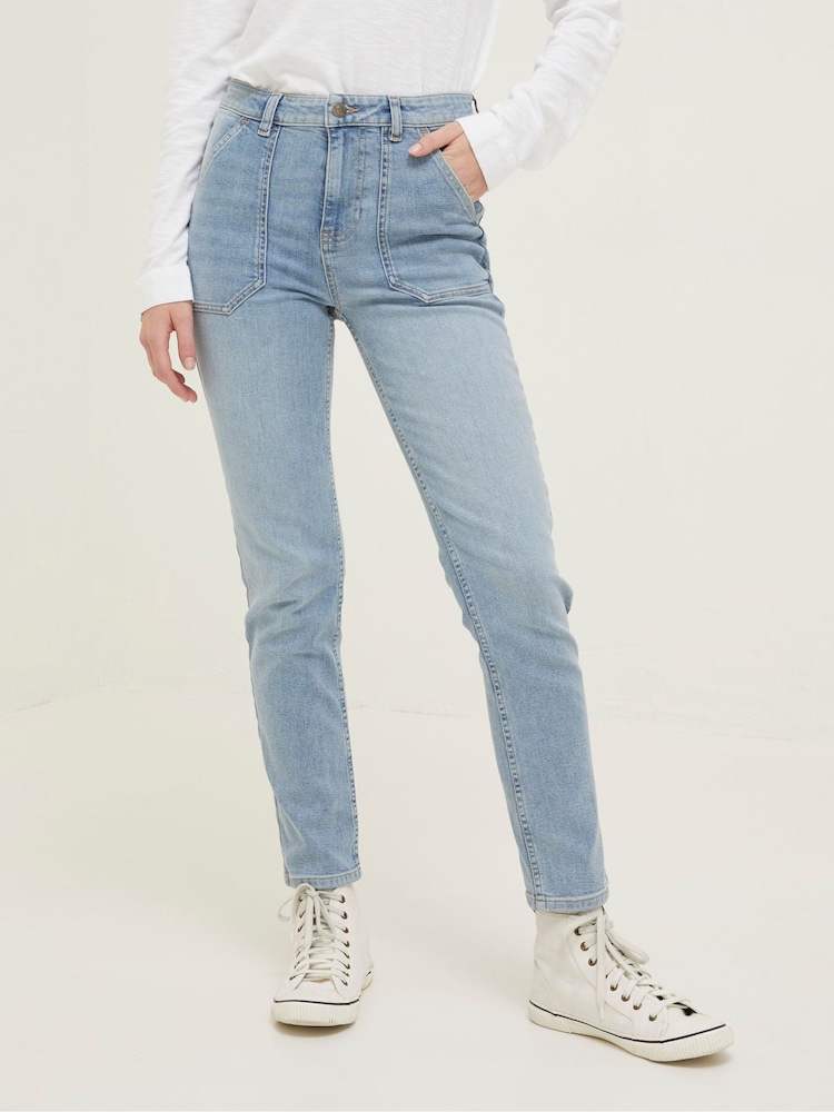 FatFace Blue Sway Cargo Slim Jeans - Image 1 of 5