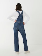 FatFace Blue Banbury Dungarees - Image 2 of 6