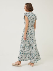 FatFace Natural Stevie Sketched Maxi Dress - Image 5 of 9