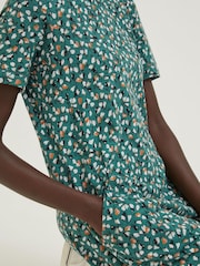 FatFace Green Simone Pears Jersey Dress - Image 4 of 5