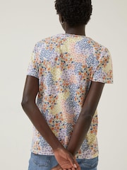 FatFace Natural Maggie Meadow Patchwork T-Shirt - Image 2 of 5
