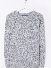 FatFace Blue Carly Twist Jumper - Image 1 of 1