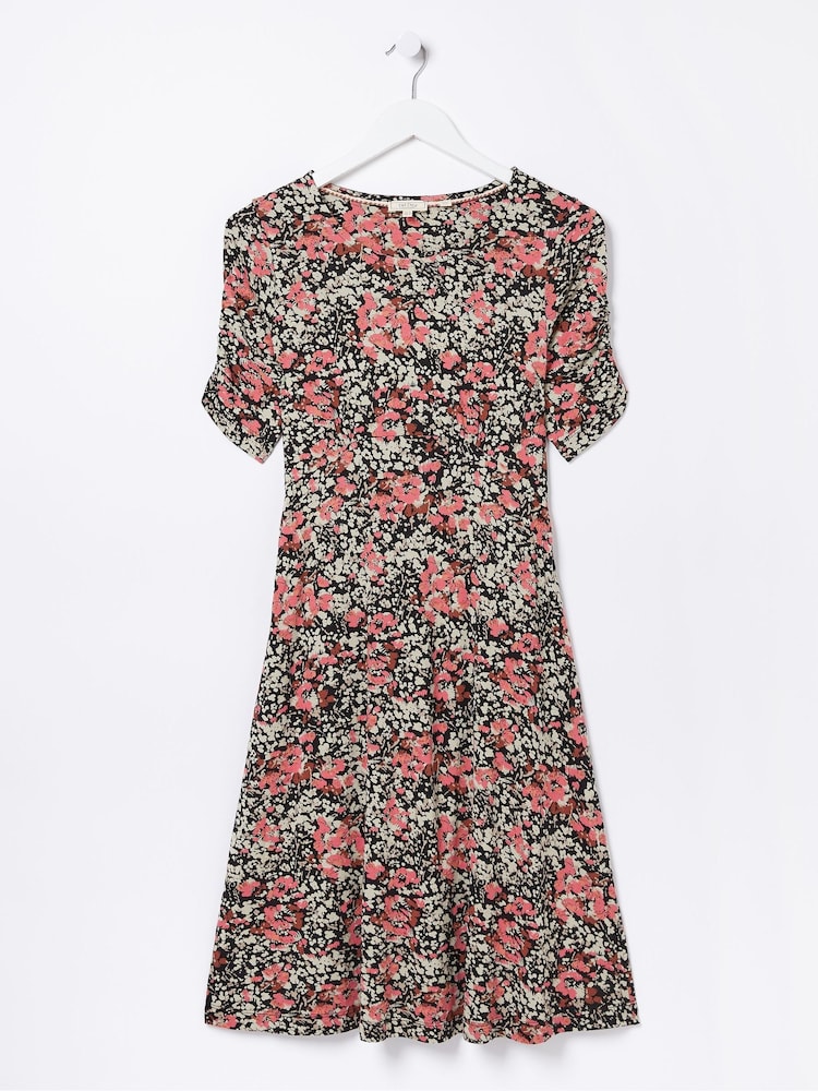 FatFace Black Blush Delilah Jersey Dress - Image 1 of 1 FatFace Black Blush Delilah Jersey Dress - Image 1 of 1