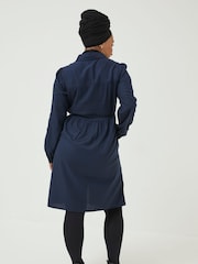 FatFace Blue Corby Shirt Dress - Image 2 of 6