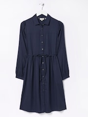 FatFace Blue Corby Shirt Dress - Image 6 of 6