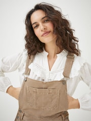 FatFace Natural Banbury Dungarees - Image 6 of 6