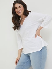 FatFace White Porter T-Shirt - Image 1 of 3