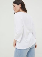 FatFace White Porter T-Shirt - Image 2 of 3