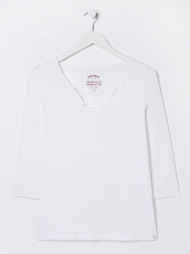 FatFace White Porter T-Shirt - Image 3 of 3 FatFace White Porter T-Shirt - Image 3 of 3