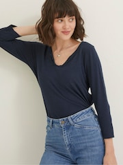 FatFace Blue Porter T-Shirt - Image 1 of 5