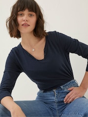 FatFace Blue Porter T-Shirt - Image 3 of 5
