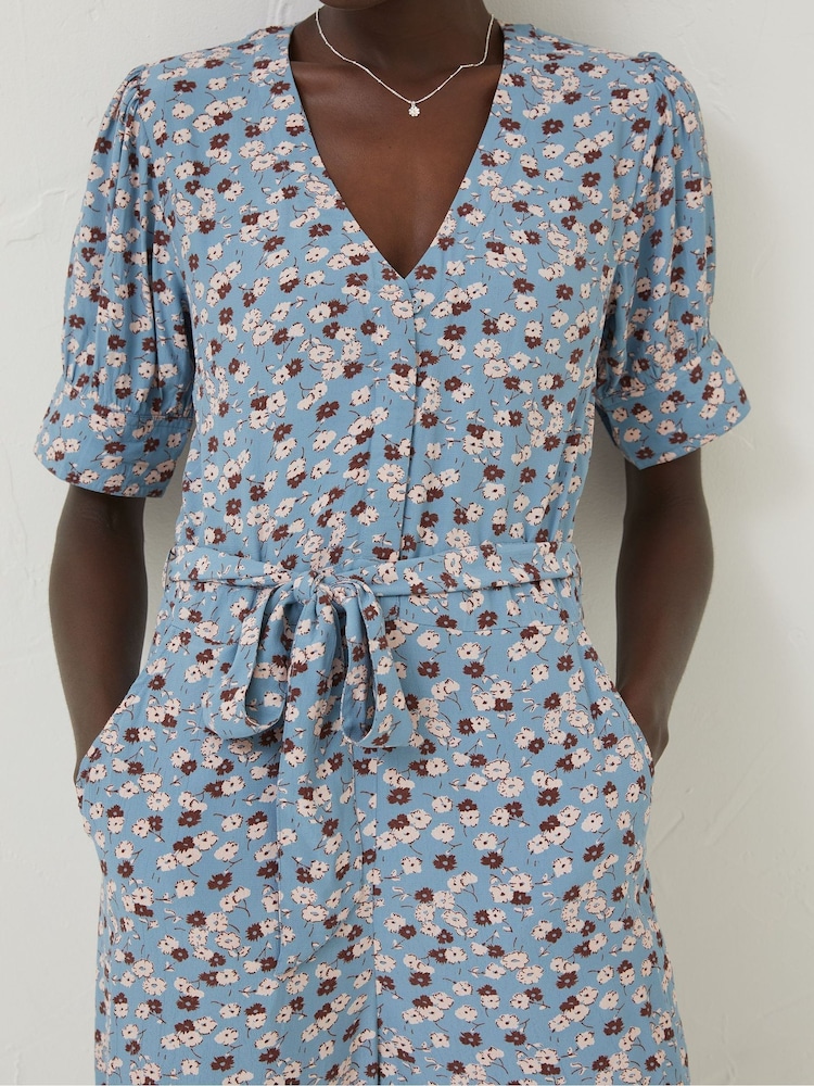 Fatface Lena Geblümter Ton-in-Ton-Overall - Bild 4 von 4