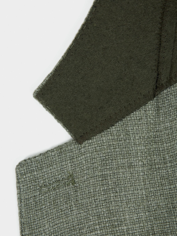 Reiss Sage Attire Slim Fit Textured Wool Blend Blazer - Image 9 of 9