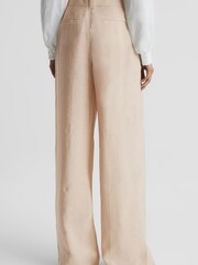 Reiss Nude Izzie Wide Leg Occasion Trousers - Image 5 of 7