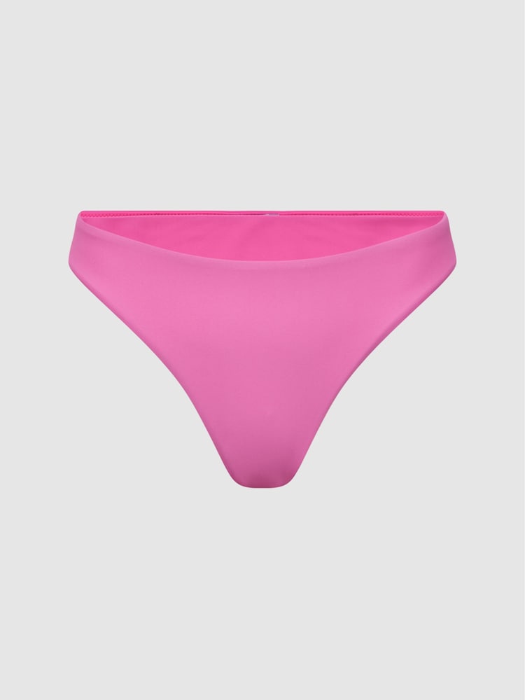 Reiss Pink Carina High Cut Bikini Bottoms - Image 2 of 5