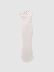 Reiss Ivory Loretta Off-The-Shoulder Maxi Dress - Image 2 of 6