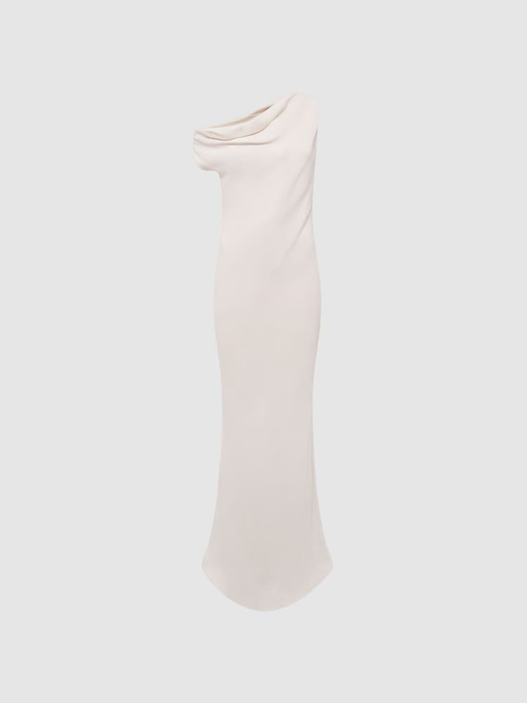 Reiss Ivory Loretta Off-The-Shoulder Maxi Dress - Image 2 of 6