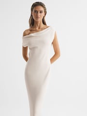 Reiss Ivory Loretta Off-The-Shoulder Maxi Dress - Image 3 of 6