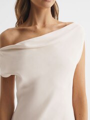 Reiss Ivory Loretta Off-The-Shoulder Maxi Dress - Image 4 of 6