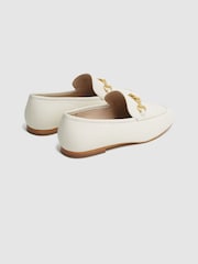 Reiss Off White Evan Chain Detail Loafers - Image 5 of 6