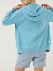 FatFace Blue Amy Zip Through Hoodie - Image 2 of 5