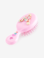 Bright Pink A Initial Hairbrush - Image 1 of 3