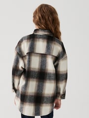 Neutral Check Shacket (3-16yrs) - Image 3 of 7