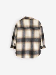 Neutral Check Shacket (3-16yrs) - Image 6 of 7