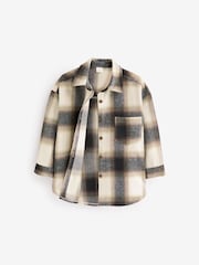 Neutral Check Shacket (3-16yrs) - Image 7 of 7