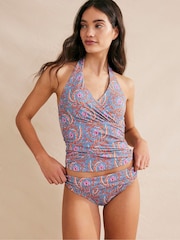 Boden Blue Classic Fold Bikini Bottoms - Image 3 of 6