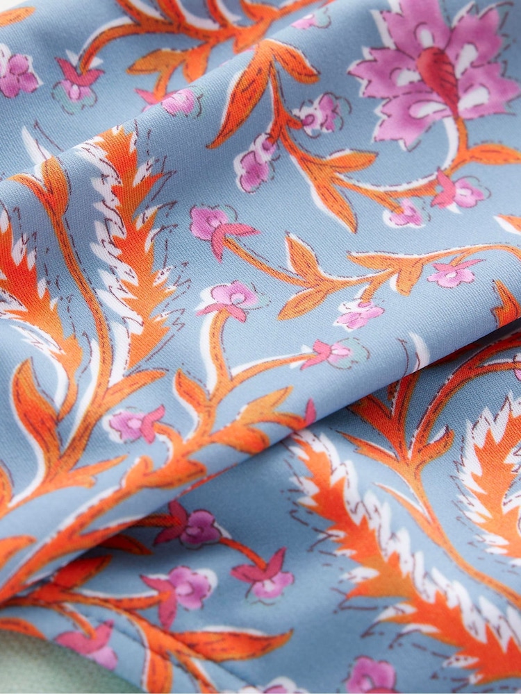 Boden Blue Classic Fold Bikini Bottoms - Image 6 of 6