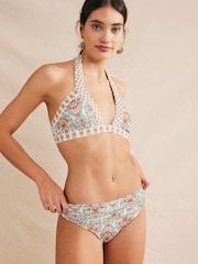 Boden Red Classic Fold Bikini Bottoms - Image 1 of 6