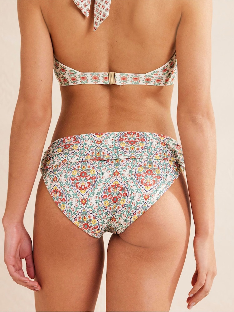 Boden Red Classic Fold Bikini Bottoms - Image 2 of 6