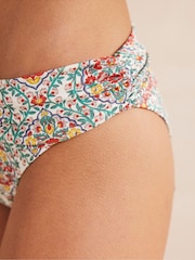 Boden Red Classic Fold Bikini Bottoms - Image 4 of 6