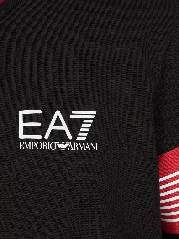 Emporio Armani EA7 Collegiate Black T-Shirt - Image 3 of 3
