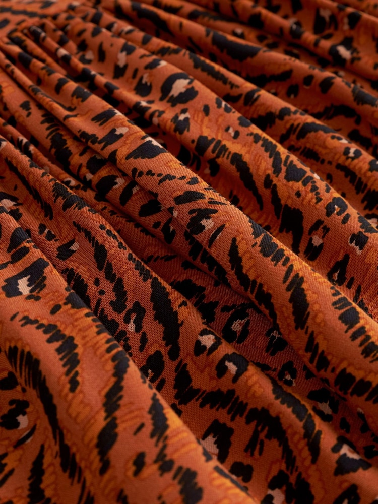 Animal - Bedrucktes Kleid mit gerafften Ärmeln (3 bis 16 Jahre) - Bild 6 von 6