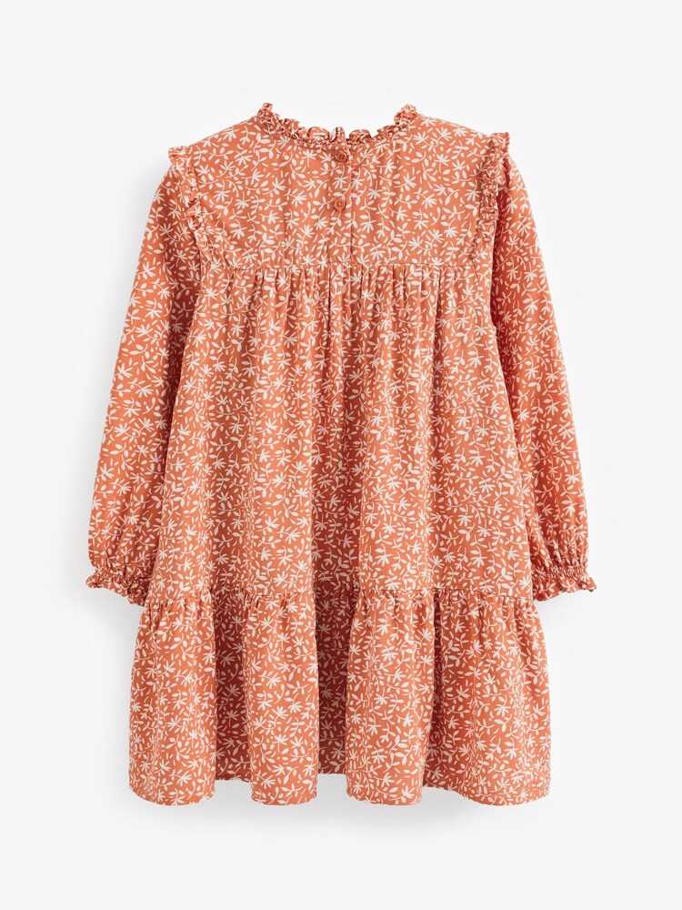Nežno oranžna - Ditsy potisk; vzorec visoki ovratnik; z visokim ovratnikom Long Sleeve obleka (12mths-16yrs) - Slika 11 iz 11 Nežno oranžna - Ditsy potisk; vzorec visoki ovratnik; z visokim ovratnikom Long Sleeve obleka (12mths-16yrs) - Slika 11 iz 11