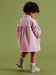 Violet lilas - Robe chemise en coton (3 mois-8 ans) - Image 2 de 6
