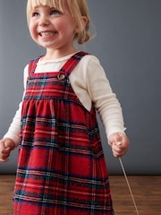 Red Check Pinafore Dress (3mths-8yrs) - Image 1 of 7