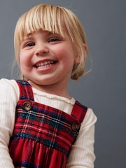 Red Check Pinafore Dress (3mths-8yrs) - Image 4 of 7
