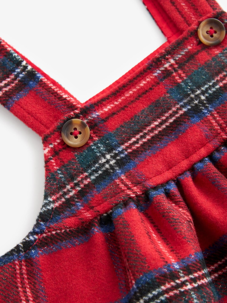 Red Check Pinafore Dress (3mths-8yrs) - Image 7 of 7