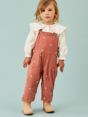 Pink Blouse And Dungarees Set (3mths-7yrs) - Image 1 of 6