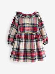 Cream/Red Ruffle Collar Dress (3mths-8yrs) - Image 7 of 8