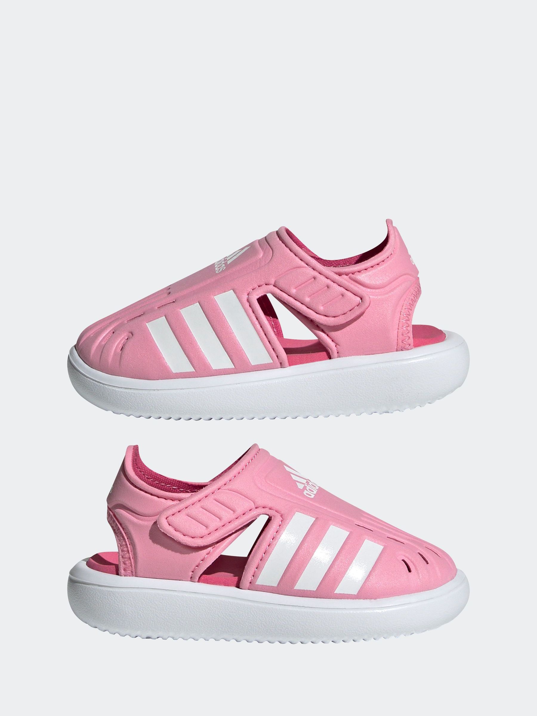 Adidas pink beach shoes on sale