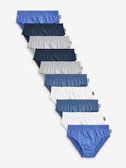 Blau - 100% Baumwollslips 10 Pack (1.5—16Jahre) - Bild 1 von 12