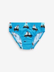 Bright Print 100% Cotton Briefs 10 Pack (1.5-10yrs) - Image 10 of 13