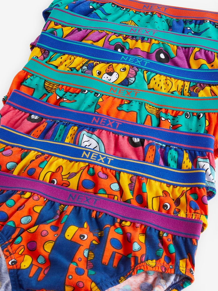 Bright Animals Briefs 7 Pack (1.5-10yrs) - Image 3 of 3