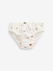 Neutral Dinosaur 100% Cotton Briefs 7 Pack (1.5-10yrs) - Image 5 of 10