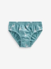 Neutral Dinosaur 100% Cotton Briefs 7 Pack (1.5-10yrs) - Image 6 of 10